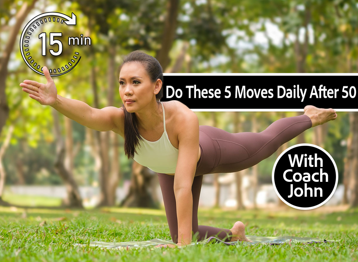 5 Daily Bodyweight Moves for Women Over 50, Trainer Says